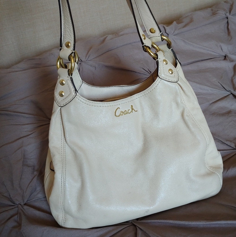 Coach Leather Shoulder Bag